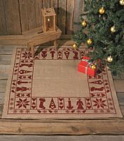 Набор для вышивания коврика под ёлку Дух Рождества