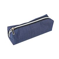Пенал для ручек Pencil Case на молнии 22 х 7 х 7 см темно-голубой Online 04003/6