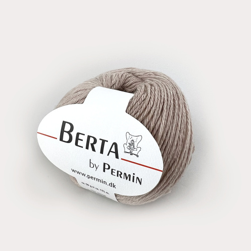 Пряжа Berta 55% шерсть 45% хлопок 50 г 175 м Permin 880200.880202 фото Пряжа Berta 55% шерсть 45% хлопок 50 г 175 м Permin 880200.880202 фото