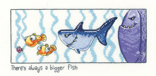 Набор для вышивания Большая рыбка  HERITAGE PUBF1385E смотреть фото