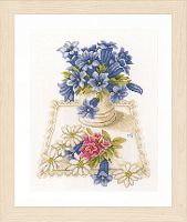 Набор для вышивания Blue flowers