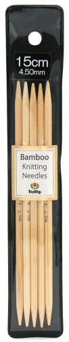 Спицы чулочные Bamboo 4.5 мм 15 см Tulip KND060450