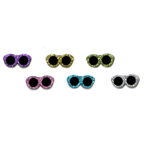 Фото пуговицы декоративные glitter sunglasses  jesse james 4429 на сайте ArtPins.ru