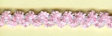 Резинка декоративная шенилл 9.2 мм цвет розовый