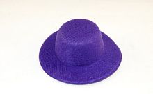 Шляпа круглая 8 см фиолетовый СОВУШКА 26674/фиол