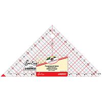 Линейка-треугольник с углом 90* градация в дюймах 6 1 2 X 6 7 8  Hemline NL4208
