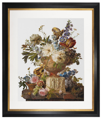 Набор для вышивания Натюрморт с цветами в алебастровой вазе канва лён 36 ct THEA GOUVERNEUR 580 смотреть фото