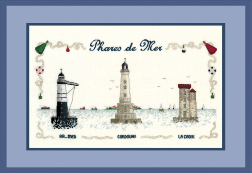 Набор для вышивания Phares De Mer Морские маяки le boheur des dames 1133 смотреть фото