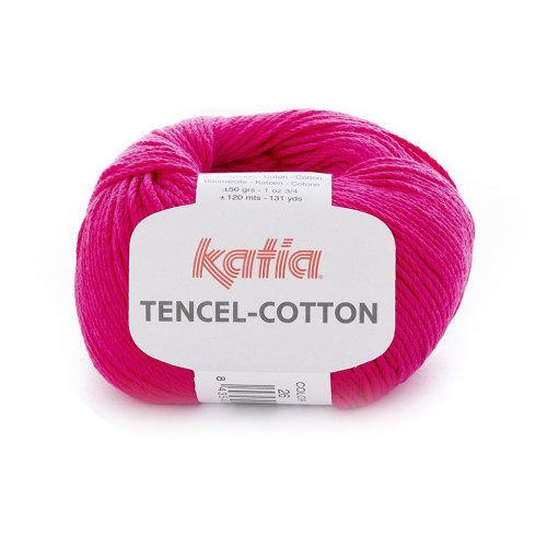 Пряжа Tencel-Cotton 67% лиоцелл 33% хлопок 50 г 120 м KATIA 1080.26 фото