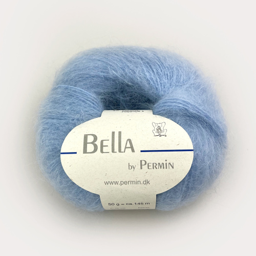 Пряжа Bella 75% мохер 20% шерсть 5% полиамид 50 г 145 м Permin 883200.883256 фото