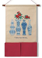 Набор для вышивания настенного органайзера Цветок и ваза XIU Crafts 2871001
