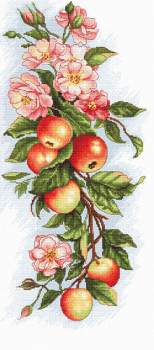 Набор для вышивания Композиция с яблоками Luca-S B211 смотреть фото