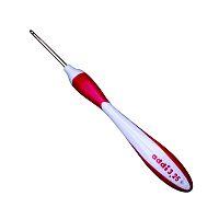 Крючок вязальный с эргономичной пластиковой ручкой addiSwing Maxi № 3.25 17 см