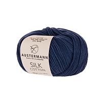 Пряжа Silk Cotton 70% хлопок 30% шелк 50 г 130 м Austermann 90301-0004