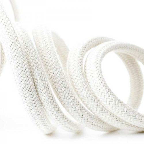 Фото шнур плетеный spiral  safisa 5 мм 100 м цвет бежевый натуральный на сайте ArtPins.ru