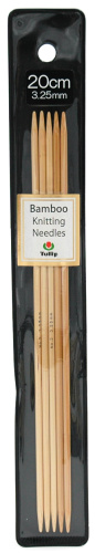 Спицы чулочные Bamboo 3.25 мм 20 см Tulip KND080325