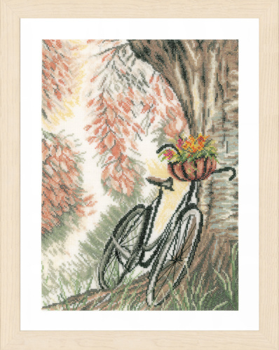 Набор для вышивания Bike & flower basket смотреть фото