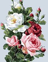 Картина по номерам GX3549 Букет свежих роз