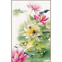 Набор для вышивания Green frog concert LANARTE PN-0196182