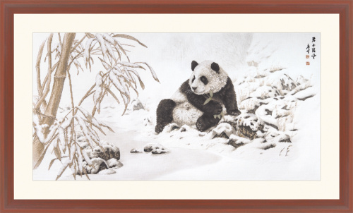 Набор для вышивания Панда и бамбук XIU Crafts 2032103 смотреть фото