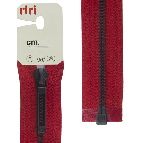 Купить Молнии riri звено BI слайдер STAB разъёмная 1 замок 6 мм 70 см цвет 2407 красный фото