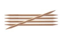 Спицы чулочные Basix Birch 15 мм 20 см KnitPro 35128