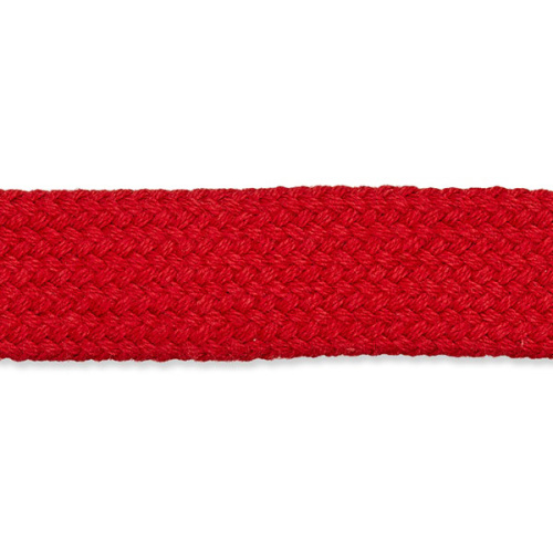 Галун плетеный ширина 8 мм 100% хлопок красный Union Knopf by Prym U0001448008048105