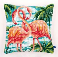 Набор для вышивания подушки Фламинго VERVACO PN-0155019