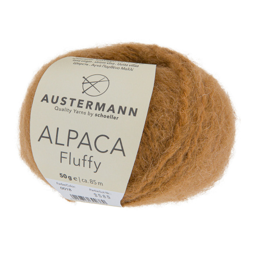 Пряжа Alpaca Fluffy 70% шерсть 30% альпака 85 м 50 г Austermann 98321-0018 фото