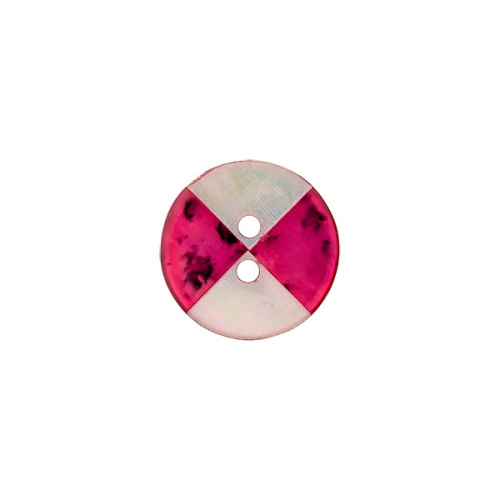 Пуговица с 2 отверстиями размер 23 мм перламутр розовый Union Knopf by Prym U0453838023005201-10