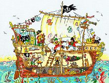 Набор для вышивания Pirate Ship (Пиратский корабль)
