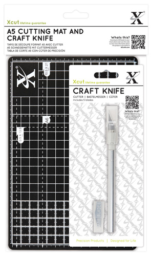 Мат и нож для скрапбукинга со сменными лезвиями Docrafts XCU268436 фото