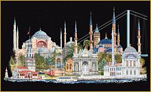 Набор для вышивания Стамбул канва аида черная 18 ct THEA GOUVERNEUR 479.05