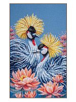 Набор для вышивания "Black Crowned Cranes"  