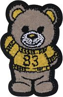 Термоаппликация Мишка пушистый в жёлтом свитере  HKM 43184