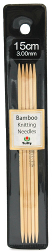 Спицы чулочные Bamboo 3 мм 15 см Tulip KND060300