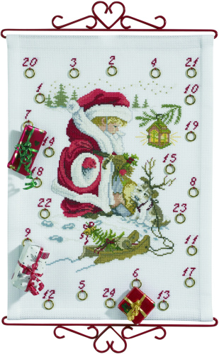 Набор для вышивания Мальчик-Санта Eva Rosenstand 15-974 смотреть фото