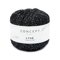 Пряжа Lyse 45% хлопок 28% лен 20% полиамид 7%  металлик 50 г 130 м KATIA 1363.54
