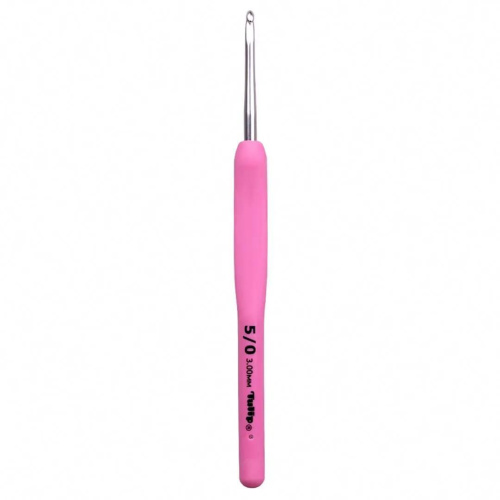 Крючок для вязания с ручкой ETIMO Rose 3 мм Tulip TER-06e фото 2