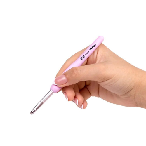 Крючок для вязания с ручкой ETIMO Rose 6 мм Tulip TER-12e фото 5