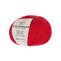 Пряжа Silk Cotton 70% хлопок 30% шелк 50 г 130 м Austermann 90301-0003