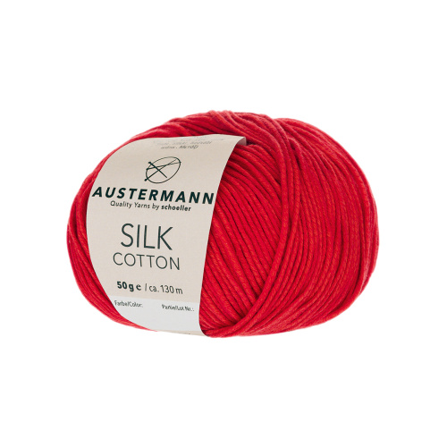 Пряжа Silk Cotton 70% хлопок 30% шелк 50 г 130 м Austermann 90301-0003 фото