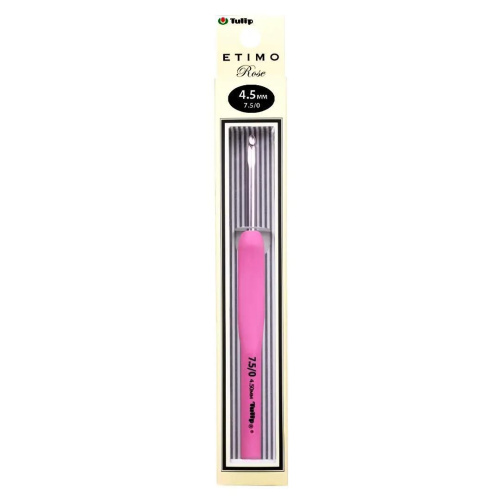 Крючок для вязания с ручкой ETIMO Rose 4.5 мм Tulip TER-09e
