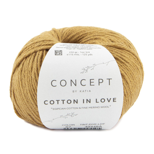 Пряжа Cotton in Love 50% хлопок 50% мериносовая шерсть 50 г 115 м фото