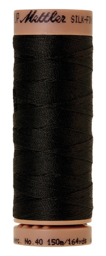 Фото нить для машинного квилтинга silk-finish cotton 40 150м цвет 4000 на сайте ArtPins.ru
