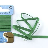 Лента для вышивания 4 мм 5 м цвет 25 зеленый  Safisa P111-4мм-25