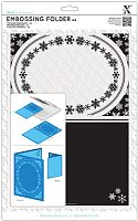 Форма для эмбоссирования Рамка - Снежинки Docrafts XCU515912