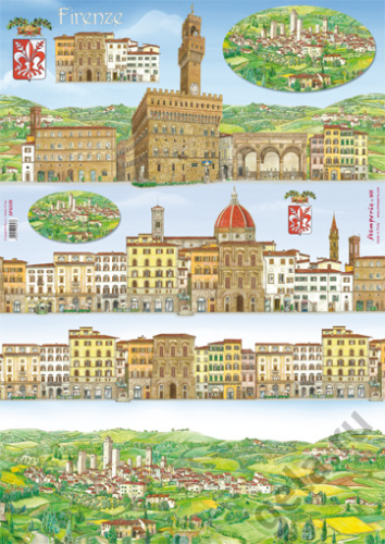 Карта для декупажа Флоренция фото