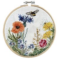 Набор для вышивания Полевые цветы канва лён 28 ct Dutch Stitch Brothers DSB040L