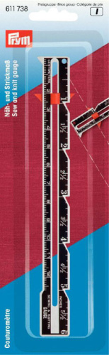 Линейка для шитья и вязания с сантиметровой шкалой 1 шт Prym 611738